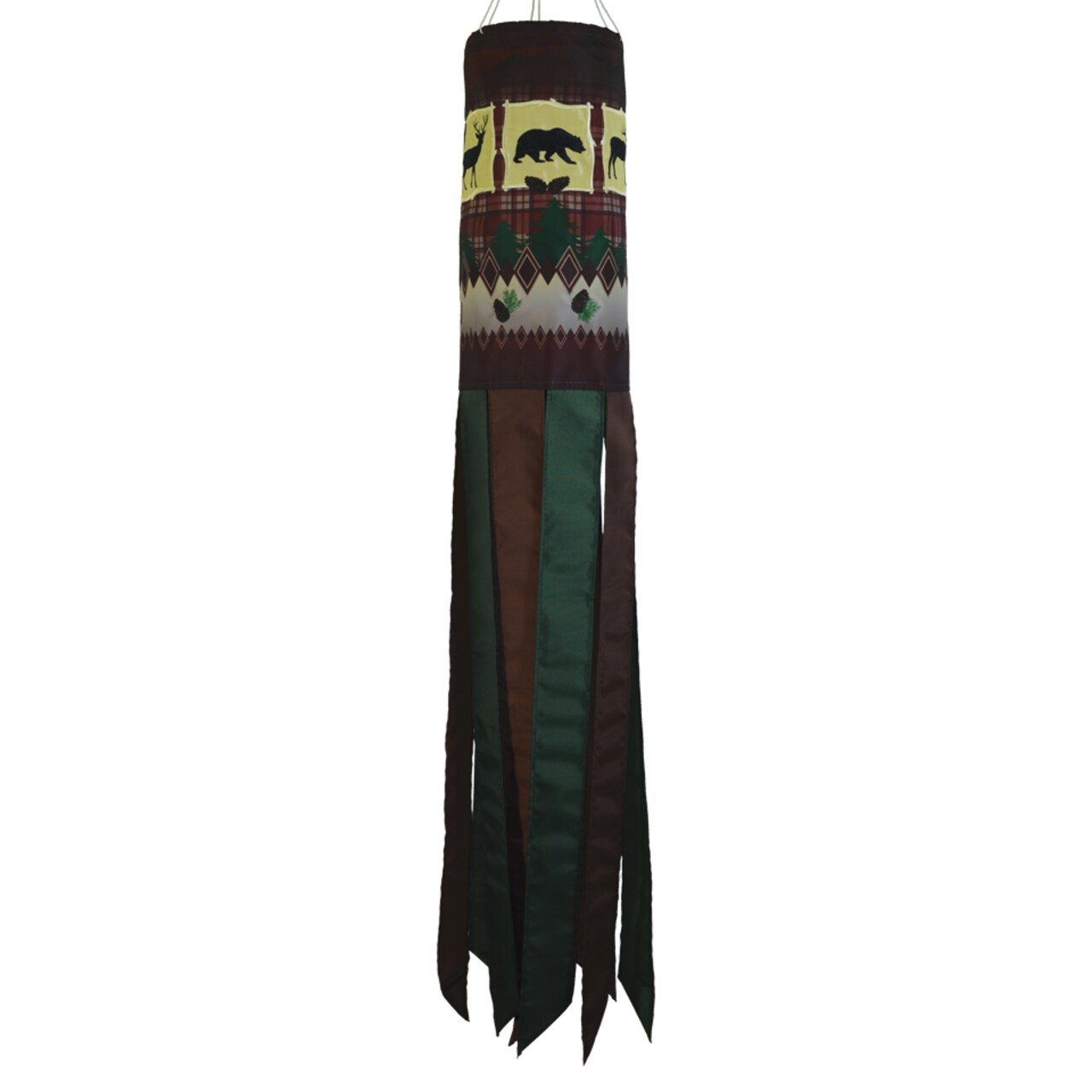In the Breeze 5147 - Rustic Lodge 40 Inch Windsock - Outdoor Mountain Decoration